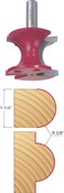 Freud 82120 58 Radius Half Round Bit with 12 Shank