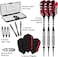 Viper Bully 80 Tungsten Soft Tip Darts with StorageTravel Case Coarse Knurling 18 Grams