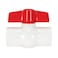 EZFLO 34 Inch Slip Schedule 40 PVC Quarter Turn Ball Valve Brass Plumbing Fitting 20113