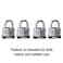Master Lock 1803Q Fortress Outdoor Padlock with Key 4 Pack KeyedAlike Laminated Steel