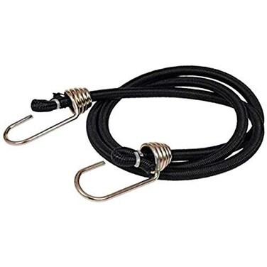Keeper 06188 48 Heavy Duty Bungee Cord with Dichromate HookBlackBlacks