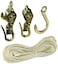 Klein Tools H180230 Block and Tackle with Blocks 267 and 268 and Anchor Hook 258 Made in USA