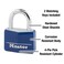 Master Lock 142DCM Covered Aluminum Keyed Padlock 1Pack Blue