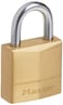 Master Lock Padlock Solid Brass Lock 34 in Wide 120Q Pack of 4Keyed Alike