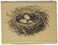 Inkadinkado Bird Nest Wood Stamp For Scrapbooking and Card Decorating 175 W x 225 L