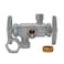 Eastman 58 Inch OD Compression x 38 Inch OD Compression x 14 Inch OD Compression 12 Inch Nom MultiTurn DualHandle Stop Valve Brass Plumbing Fitting Chrome 04350LF