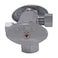 Eastman 58 Inch OD Compression x 38 Inch OD Compression x 14 Inch OD Compression 12 Inch Nom MultiTurn DualHandle Stop Valve Brass Plumbing Fitting Chrome 04350LF