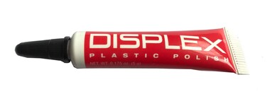 Displex Plastic Polish Revitalizer Scratch Remover for Cell Phone LCD Screens wMicrofiber Cloth