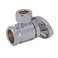 Eastman 12 Inch OD Compression x 12 Inch FIP Compression MultiTurn Angle Stop Valve Brass Plumbing Fitting Chrome 04338LF