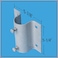 Dock Edge Stationary Dock Side Leg Holder Galvanized 514 x 514 Gray