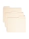 Smead SuperTab File Folder Oversized Reinforced 13Cut Tab Guide Height Letter Size Manila 100 Per Box 10395