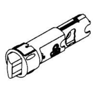 Kwikset 6Way Adjustable Plain Latch Unfinished
