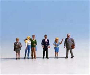 Noch 15520 Passers by 6 H0 Scale Figures
