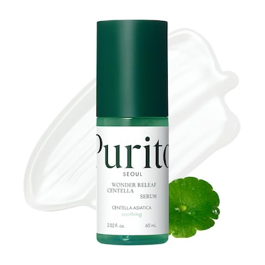 PURITO Centella Serum Korean Centella for All Skin Types Ampoule Soothing Calming Facial Serum for face Vegan  CrueltyFree Korean Skin Care 60ml 2floz