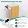 Bathroom Towel Holder 1024 Angle Simple SUS304 Stainless Steel Hand Towel Rack Open Arm Kitchen Towel Bar Wall Mount Polished Chrome