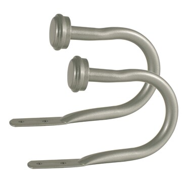 Decopolitan Cap Curtain Holdback Nickel