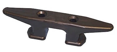 Dock Edge  Open Base Dock Cleat Black 8Inch