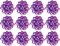 The Gift Wrap Company Decorative Confetti Gift Bows Medium Lavender pack of 12