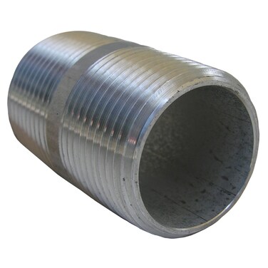LASCO 322052 Stainless Steel Pipe Nipple with 1 14Inch Male Pipe Thread