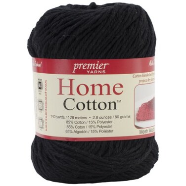 Premier Yarns Home Cotton Yarn Solid Black