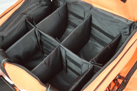 Lightning X Large EMT First Responder Bag wDividers  Florescent Orange