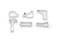 Fox Run Cookie Cutters Set of 6 Construction Metallic