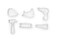 Fox Run Cookie Cutters Set of 6 Construction Metallic