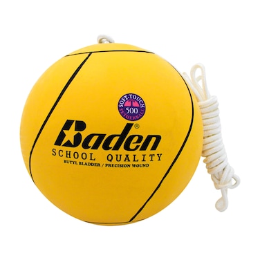 Baden School Quality Tetherball Set  SoftTouch Tetherball Ball with Durable Rope  Ideal for Schoolyards and Playgrounds