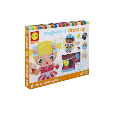 Alex Discover SnaptoIt Dress Up Kids Art and Craft Activity