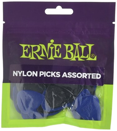 Ernie Ball Nylon Guitar Picks Mixed MediumHeavy 50pack P09134