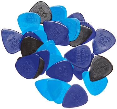 Ernie Ball Nylon Guitar Picks Mixed ThinMediumHeavy 50pack P09133