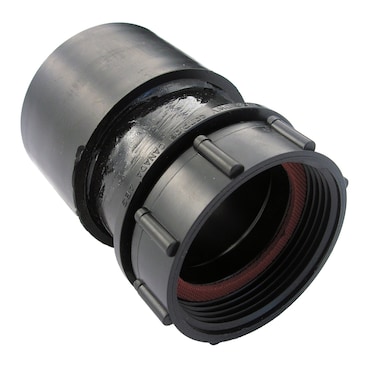 LASCO RV282 Swivel Tray Plug Adapted with 1 12Inch Female Pipe Thread ABS Black Plastic