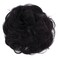 CAISHA 100 HUMAN HAIR Scrunchie Hair Piece Updo Braid Hair Scrunchy Messy Bun Natural Black H312f