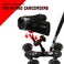 Vidpro SK22 Professional Skater Dolly  Rolling Slider for DLSR Cameras  Camcorders Ideal for LowLevel Shooting  Panning 25 Lbs Capacity Smooth Rubber Wheels 7 Mounting Points  Extendable Handle