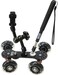 Vidpro SK22 Professional Skater Dolly  Rolling Slider for DLSR Cameras  Camcorders Ideal for LowLevel Shooting  Panning 25 Lbs Capacity Smooth Rubber Wheels 7 Mounting Points  Extendable Handle