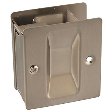 National Hardware N326306 V1950 Pocket Door Pull in Satin Nickel
