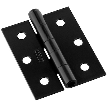 National Hardware N115451 V129 ScreenStorm Door Hinges in Black 3 x 212 2 piece