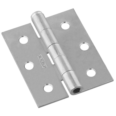 National Hardware N115519 V129 ScreenStorm Door Hinges in Zinc 3 x 212 2 piece