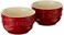 STAUB Ceramics Prep Bowl Set 2piece Cherry