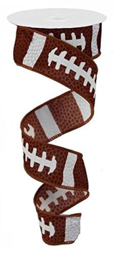 Football Laces Ribbon 15 X 10 Yards RG1092
