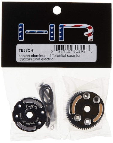 Hot Racing TE38CH Sealed Aluminum Differential Case for TRA 2WD Electric