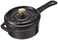 Staub Cast Iron 025qt Mini Saucepan  Matte Black Made in France