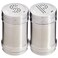 Juvale 2 Ounce Stainless Steel Metal Salt and Pepper Shakers for Kitchen Counter Dinner Table Condiments and Cooking Refillable Perforated S and P Caps 35 in