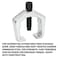 Powerbuilt 648693 Pitman Arm Puller Silver