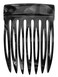 France Luxe Mini Push Up Comb  Nacro Black