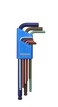 Bondhus 69499 Ball End LWrench Set wColorGuard Finish 9 Piece