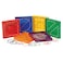 Constructive Playthings Set of Six 5 sq Geoboards Each with a Package of 20 Rubber Bands for Creative Design for Ages 3 Years and Up