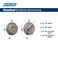SCHLAGE B62N505 Deadbolt Keyed 2 Sides Bright Brass