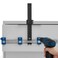 VEVOR Cabinet Hardware Jig Aluminum Alloy and Stainless Steel Cabinet Handle Jig with Center Punch Adjustable Cabinet Hardware Template for Installation of Door Drawer Front Knobs Handles and Pulls