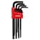 CRAFTSMAN Hex Key Allen Wrench Set with BallEnd MM 10 Piece CMHT26029